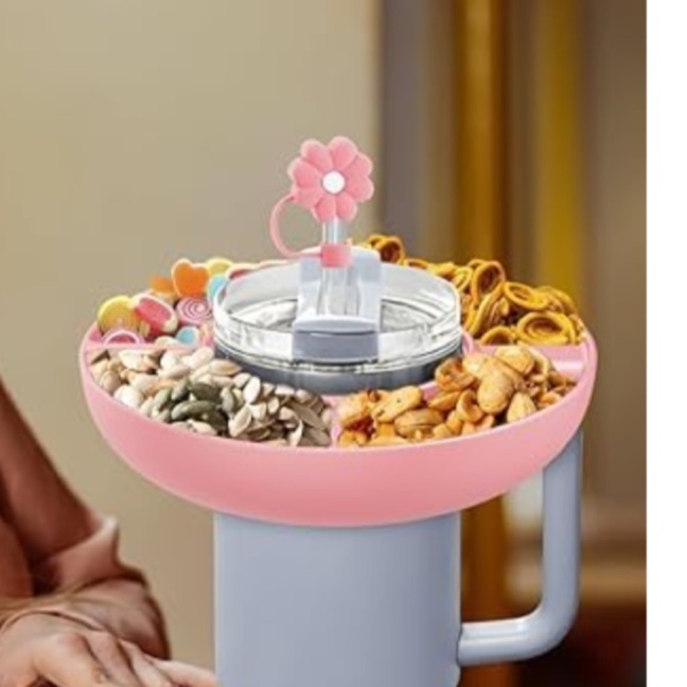 2025 Latest Model Stanley Cup 30oz Snack Bowl with Straw Cap Pink